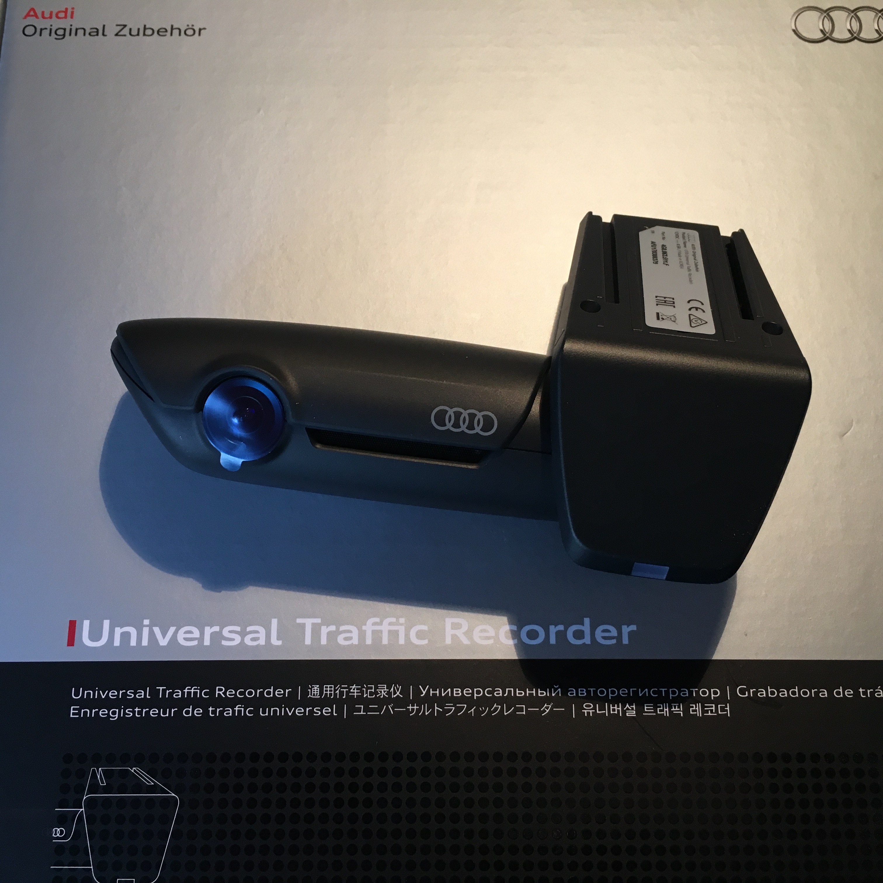 universal traffic recorder dual camera and