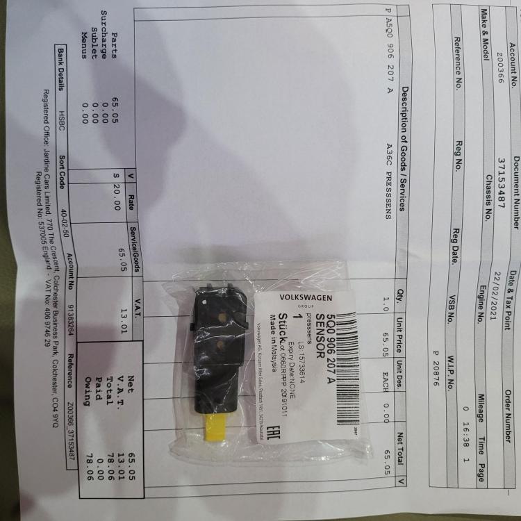 Brake Servo Restricted - Page 5 - Audi A4 (B9) Forum - Audi Owners Club ...